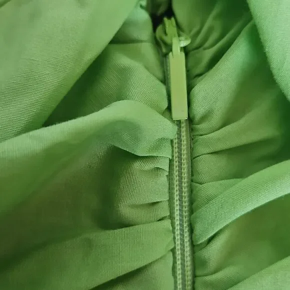 Green Ruffled Women's Top - Picture 11 of 16